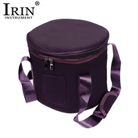 IRIN-Bolsa de cuenco de cristal de 10 pulgadas, bolso de cuenco tibetano púrpura, estuche portátil para cuencos de cristal, accesorios para instrumentos de percusión