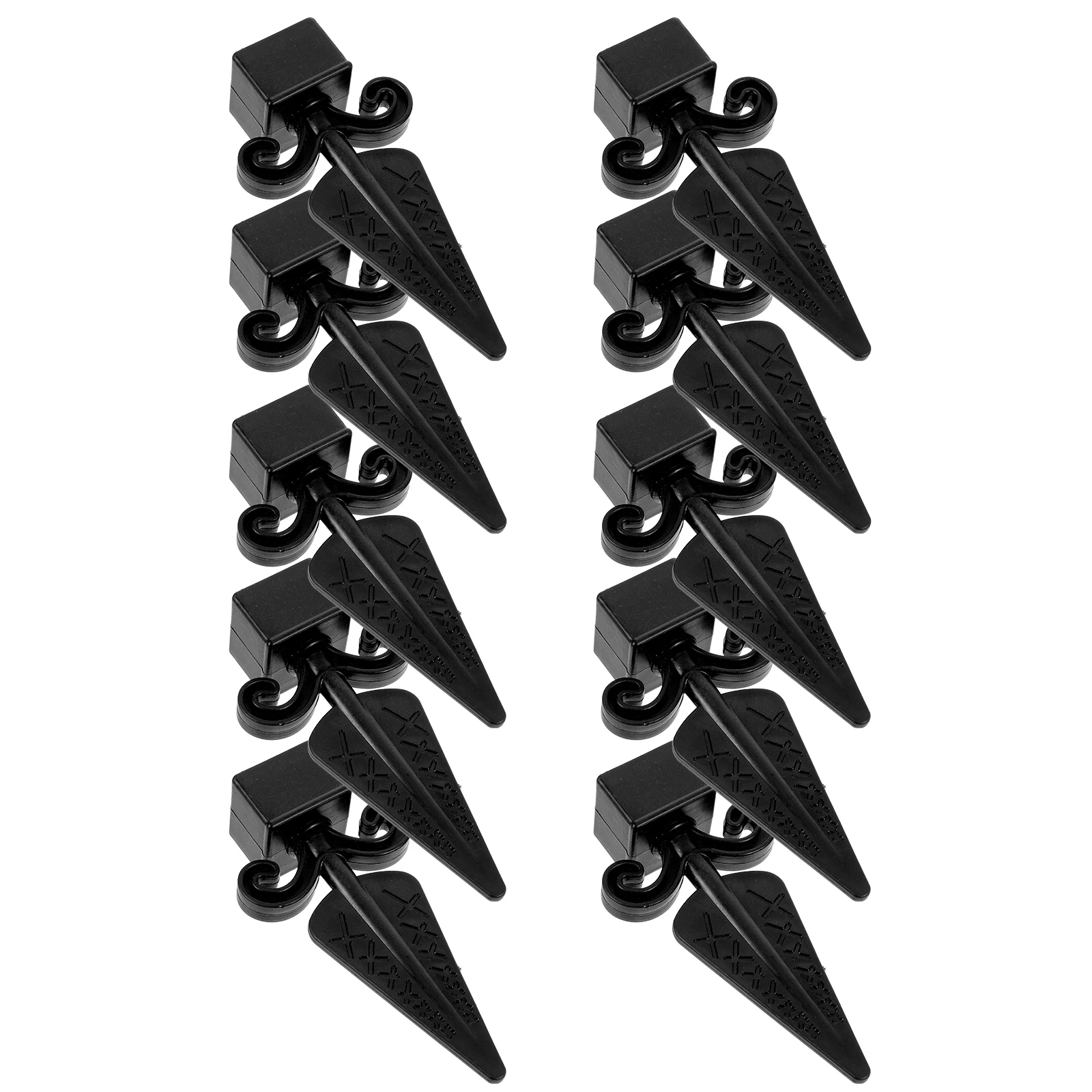 

10pcs Plastic Gun Tip Guardrail Accessories Fence Post Covers Outdoor Decorative Caps Garden Vinyl Column Finials