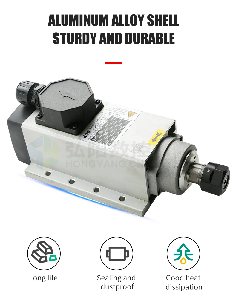 2.2kw ER20 Water-Cooled Milling Spindle Motor + VFD Inverter 80 Fixture 80W Water Pump 18 Pc ER20 Chuck CNC Router Kit Bearing