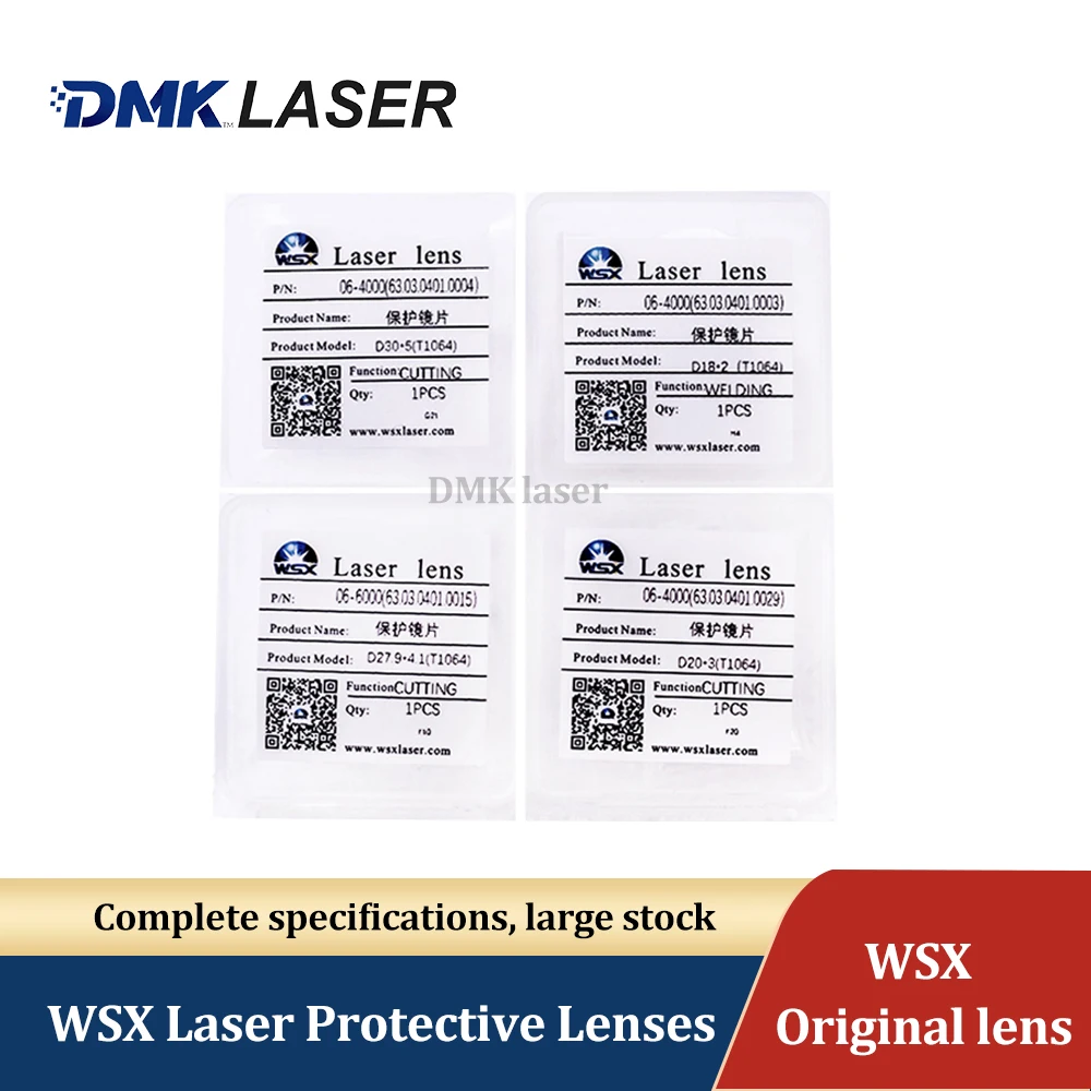 WSX Original Optical Lenses 18X2  30X5 laser protective widows For WSX 0-6 KW hight power laser cutting head