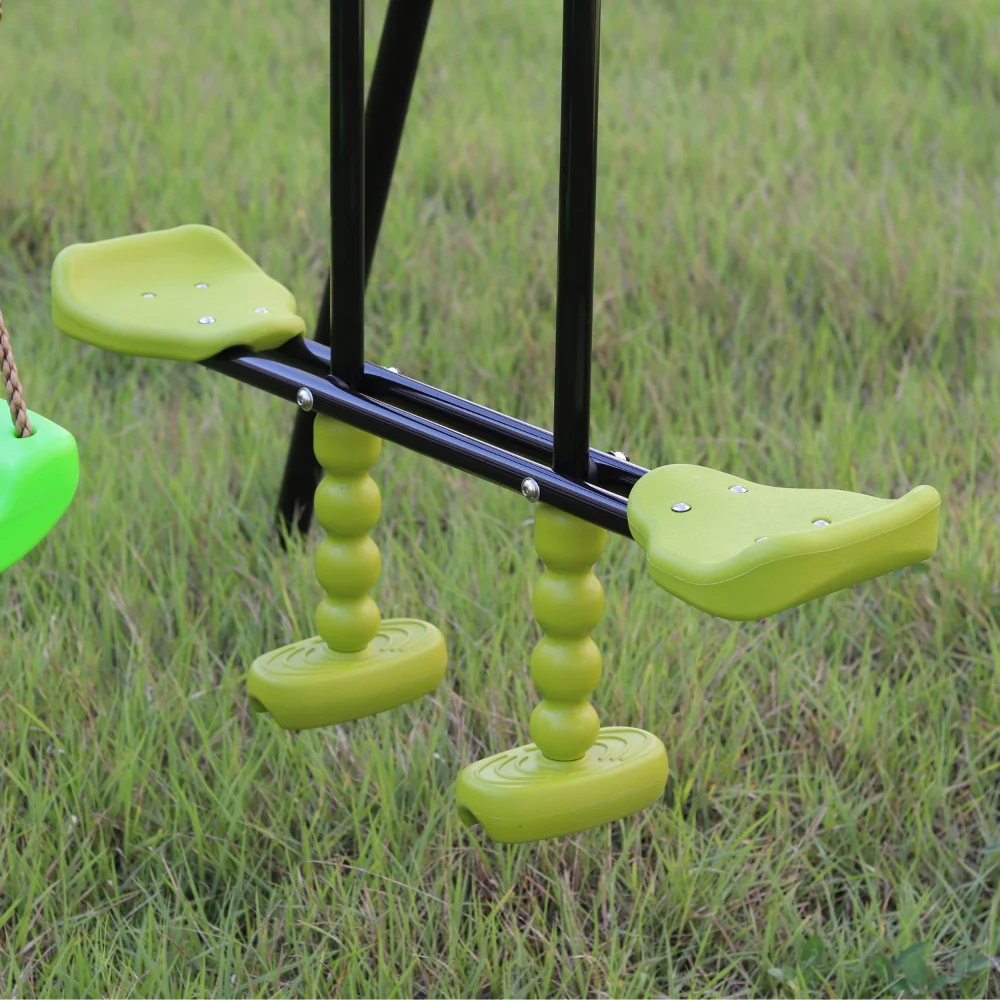 مجموعة أرجوحة فناء خلفي مطورة للأطفال ، ملعب خارجي ، سعة 550 رطل