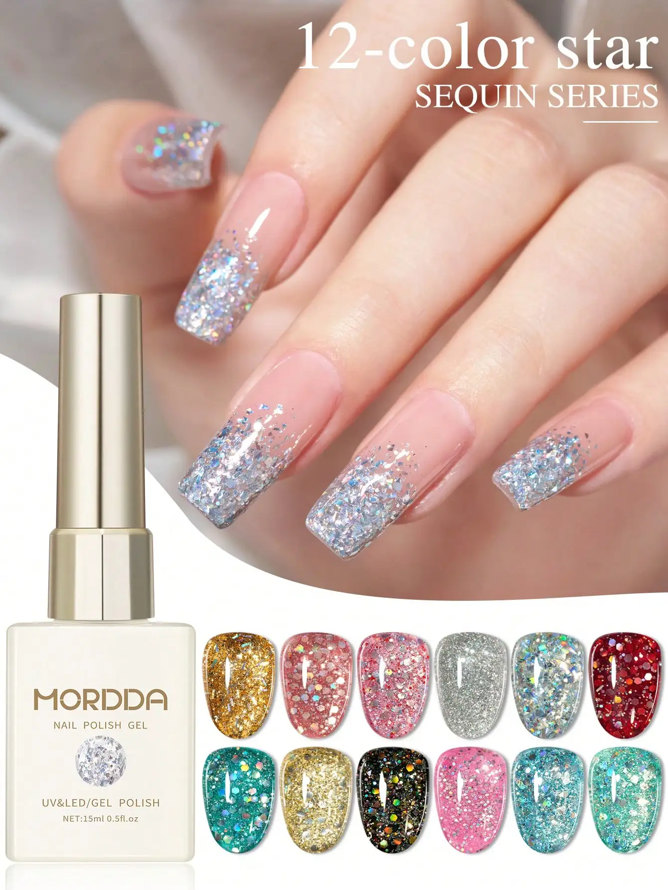 

12 шт., 15 мл, весенний гель-лак для ногтей, 2025 г., модный гель-лак для ногтей, замачиваемый УФ-светодиодный гель для ногтей, салон, женские инструменты для дизайна ногтей, модные ногти