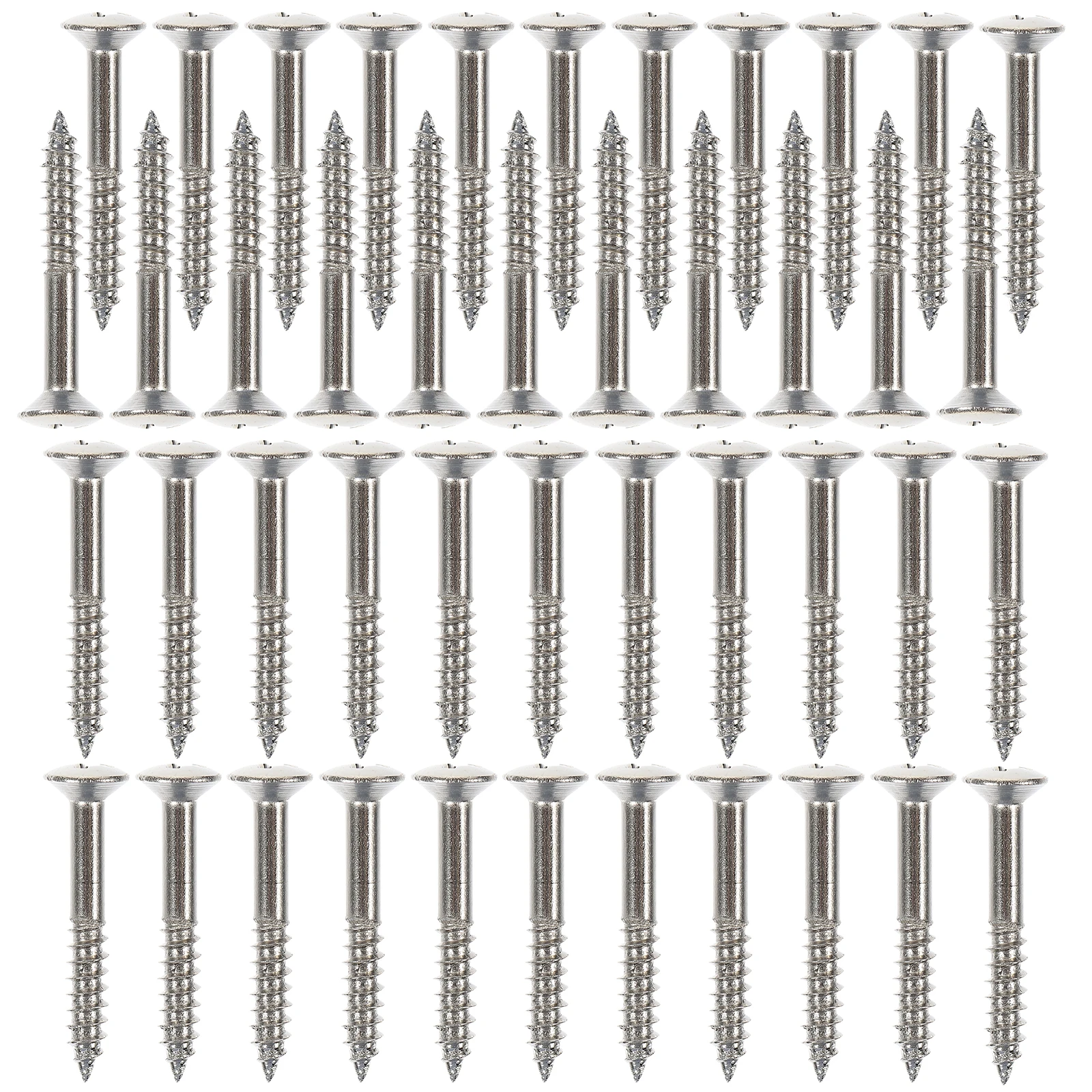

40pcs Screws Metal Humbucker Electric Guitar Bass Screw Guitar Pickup Screws Hardware Replacement Parts Accessories