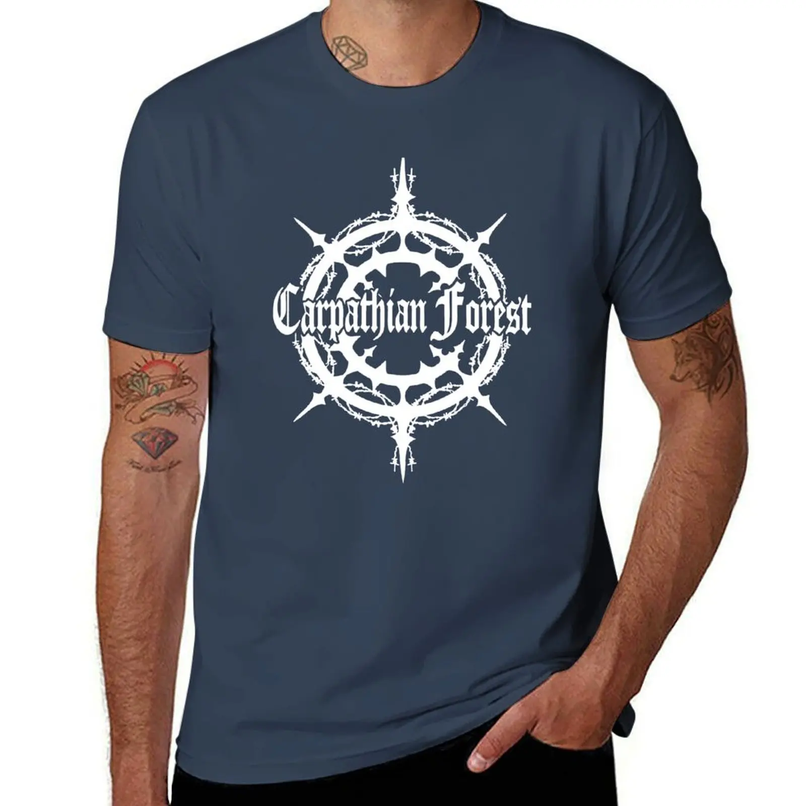 

carpathian forest logo T-Shirt Non-Shrink Basic Cotton T-Shirt