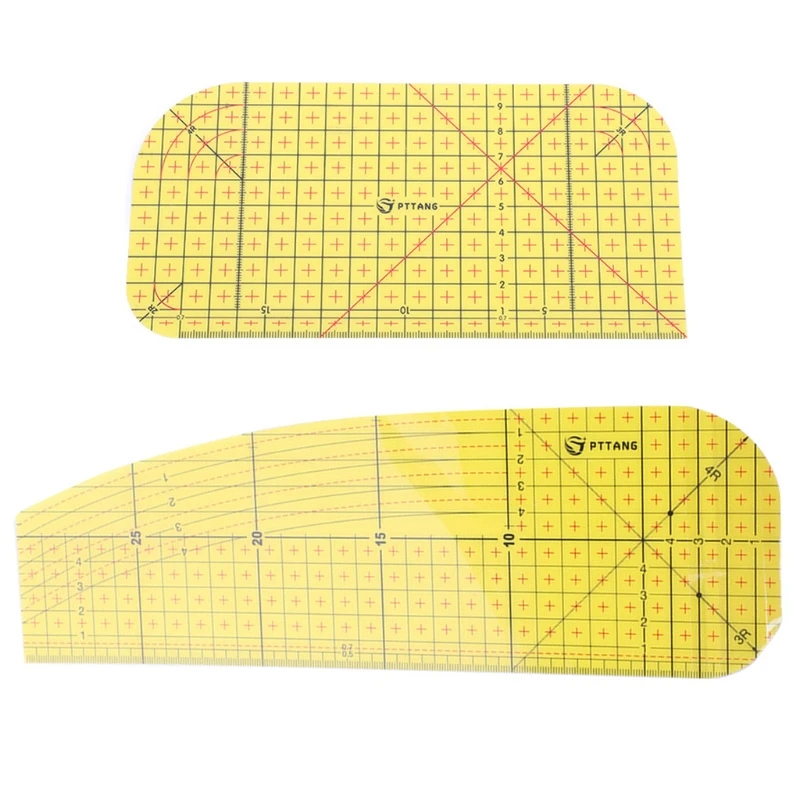Hot Ironing Ruler, Heat Resistant Ruler set, High Temperature Tailor Craft DIY Sewing Supplies, Measuring Portable Handmade Tool