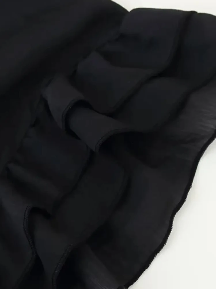 เดรสยาวทรงเอวเข้ารูป แขนสั้น คอวี ผ้าเรียบ สไตล์ลำลอง แต่งระบายชายกระโปรง จับจีบ เซ็กซี่ สำหรับผู้หญิง แฟชั่นฤดูร้อน HH