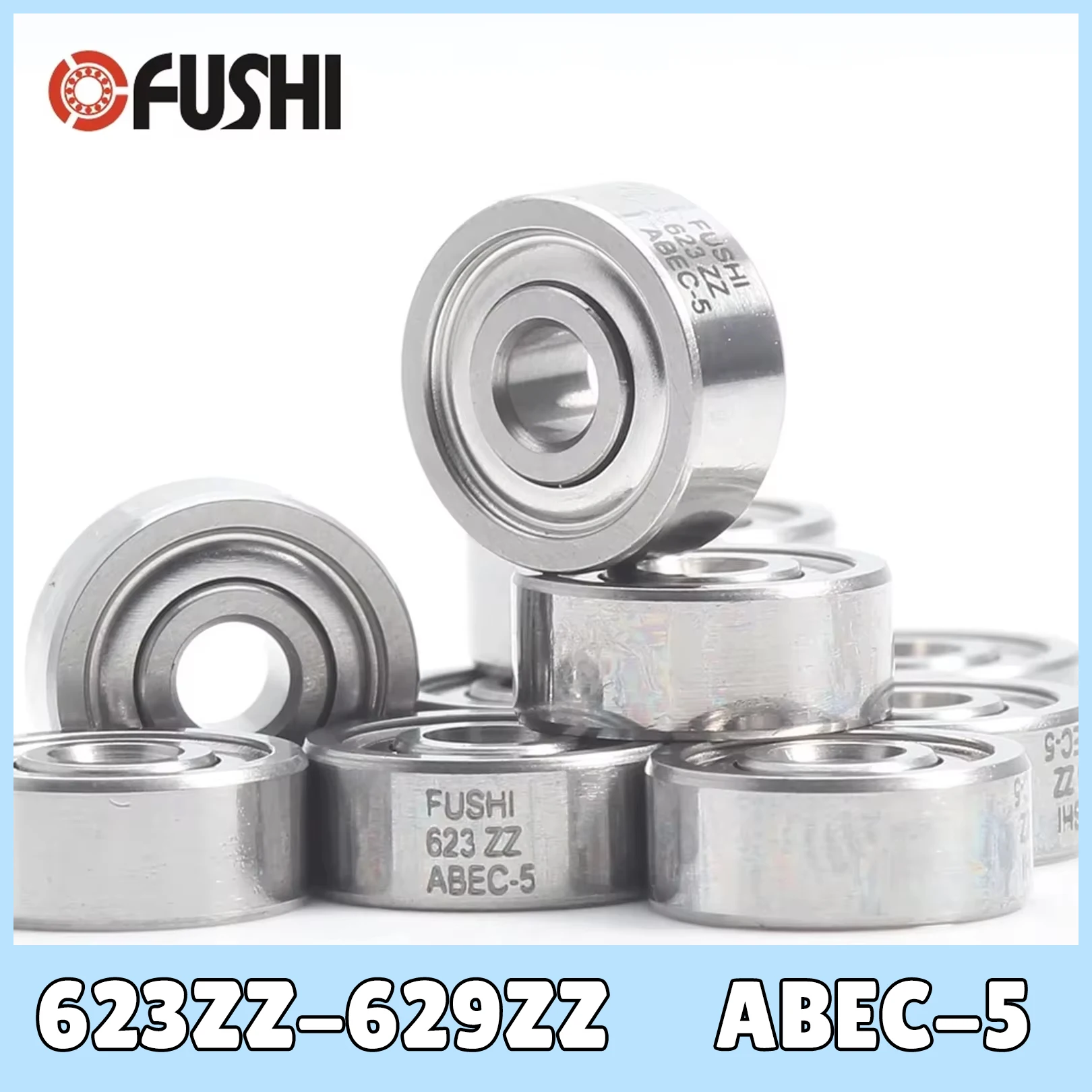 10PCS 623ZZ 624ZZ 625ZZ 626ZZ 627ZZ 628ZZ 629ZZ ABEC-5 Miniature Ball Bearings 623ZZ EMQ Z3V3 ZZ for 3D Printer Electric Motors