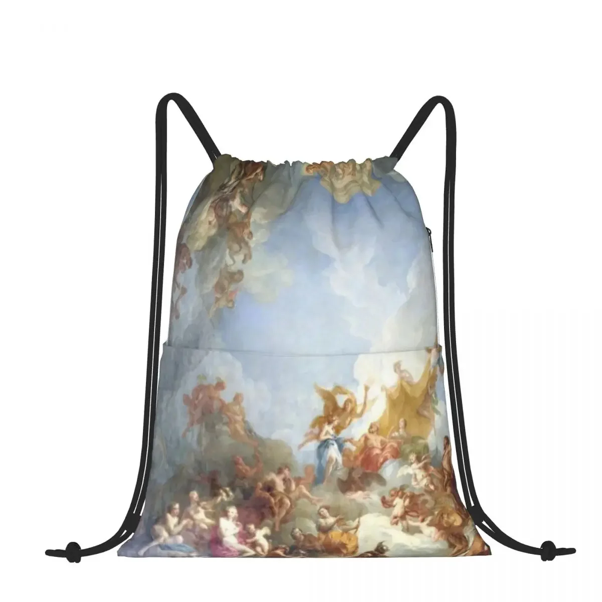 Drawstring Backpack Ceiling At Versaille Renaissance Painting Shoulder Bag Zipper Pocket Sports & Travel Hikes Portables Bag