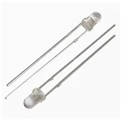 20pcs 3mm 850nm LED-Infrarot-Starts icherheit in transparentem rotem Licht der Infrarot-Emissions diode