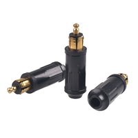 For BMW Motorcycles Accessories 12v  DIY DIN Hella Male Plug Powerlet Plug European Type Cigarette Lighter Adapter Connector