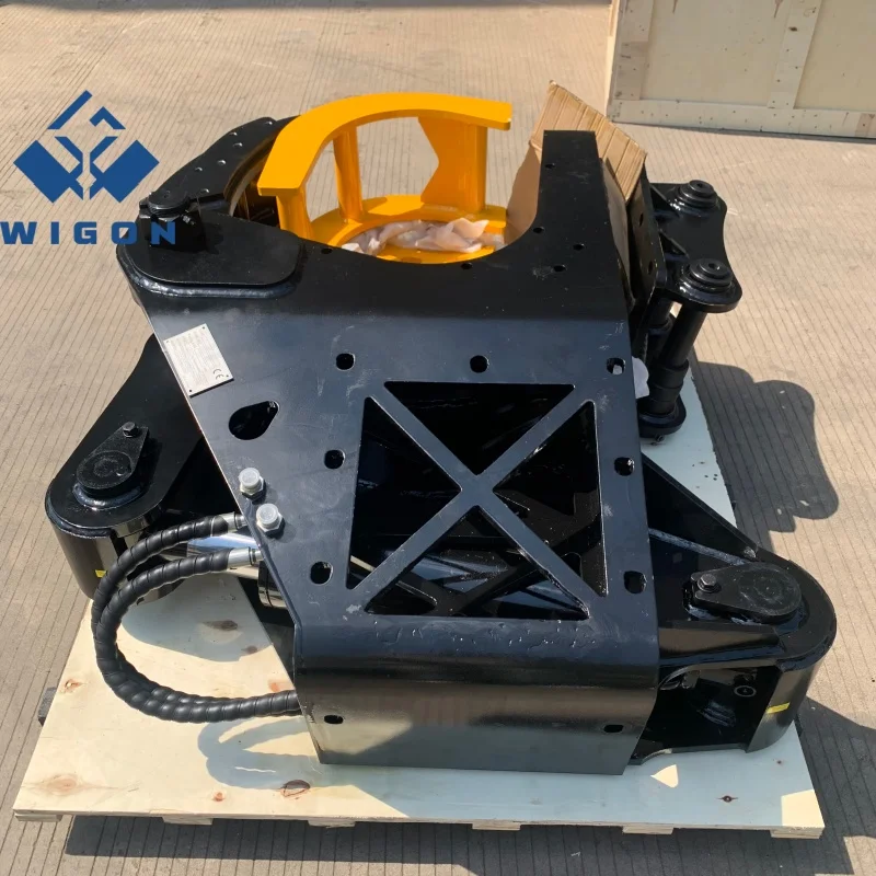 Wigon Mini Excavator 2-5t Hydraulic Tree Shears & Wood Cutter With Engine 1 Year Warranty