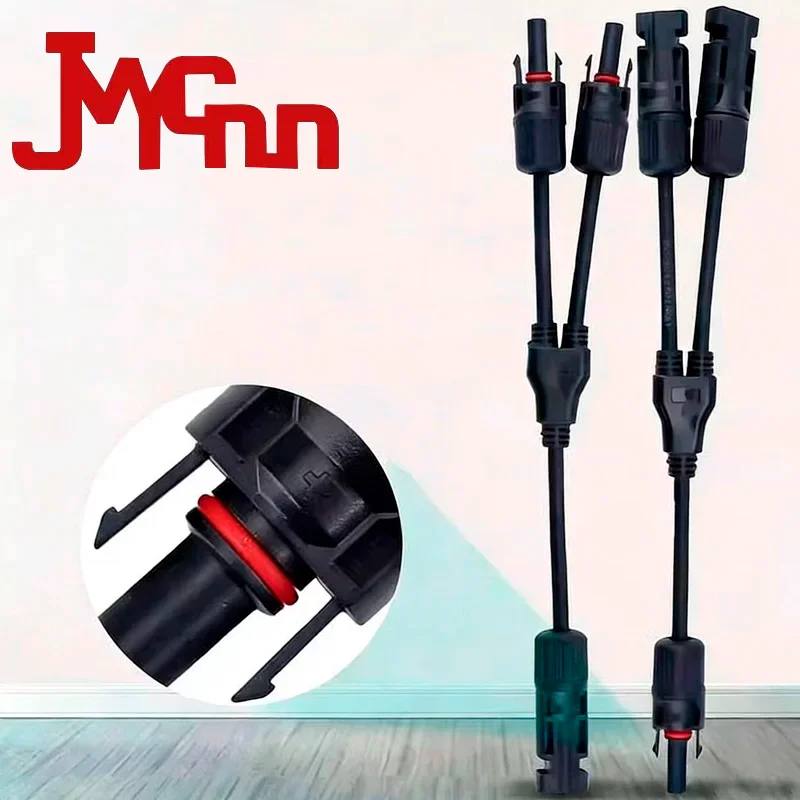 

1Pairs Solar Connector Solar Panel Cable Branch Connector Solar panel Y outdoor IP67 waterproof male and female 1000V30A
