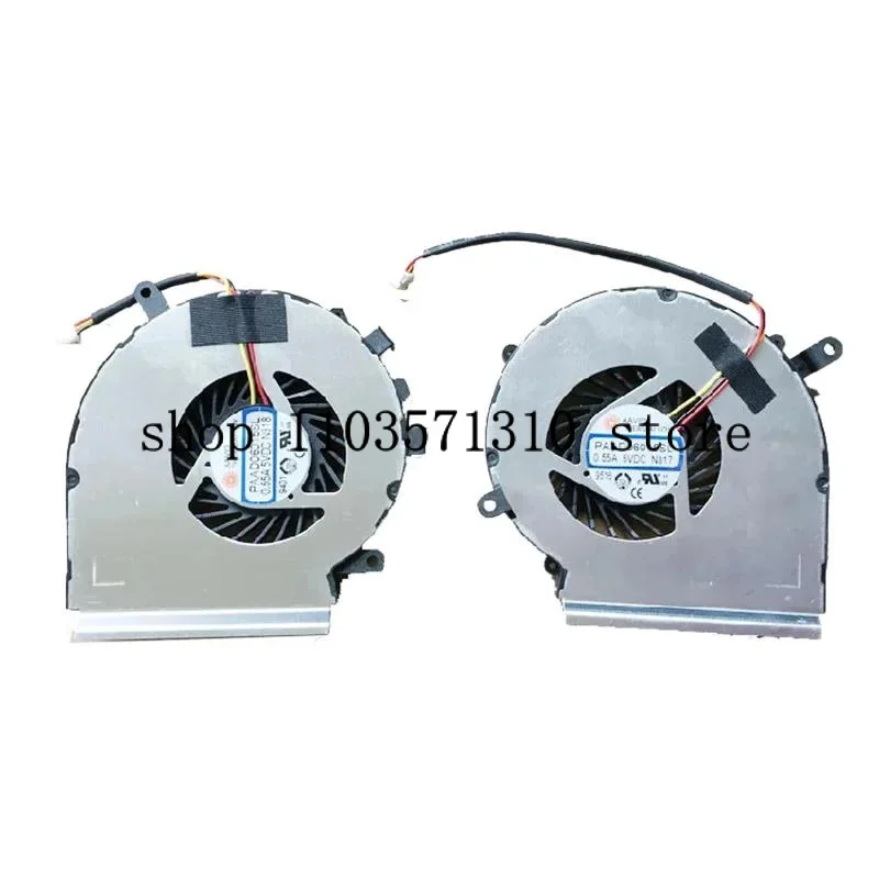 

Новый оригинальный вентилятор охлаждения процессора и графического процессора ноутбука для MSI MS16j2 MS-16J1 16J5 16j6 MS-1794 1792 1795