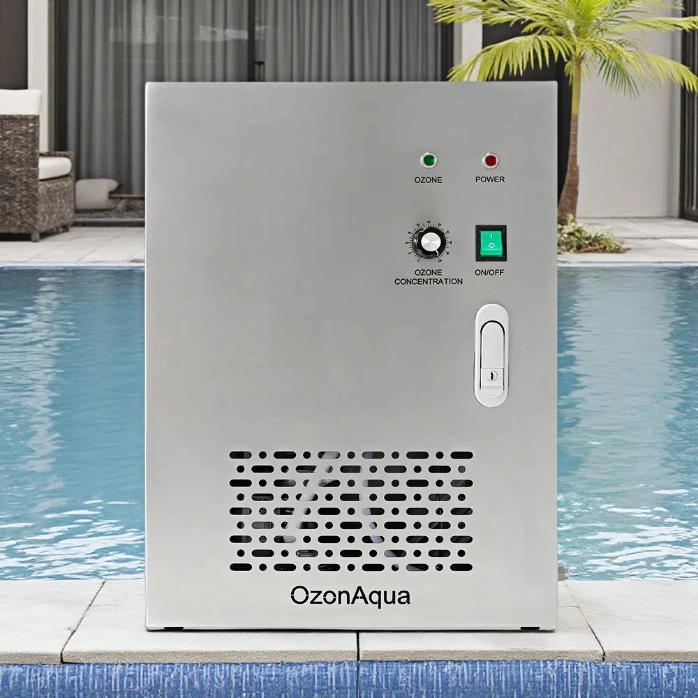 Flygoo Ozonaqua Air Feed Built-in Air Pump Ozone Purifier Water Purifier 10g Pool Water Ozone Generator