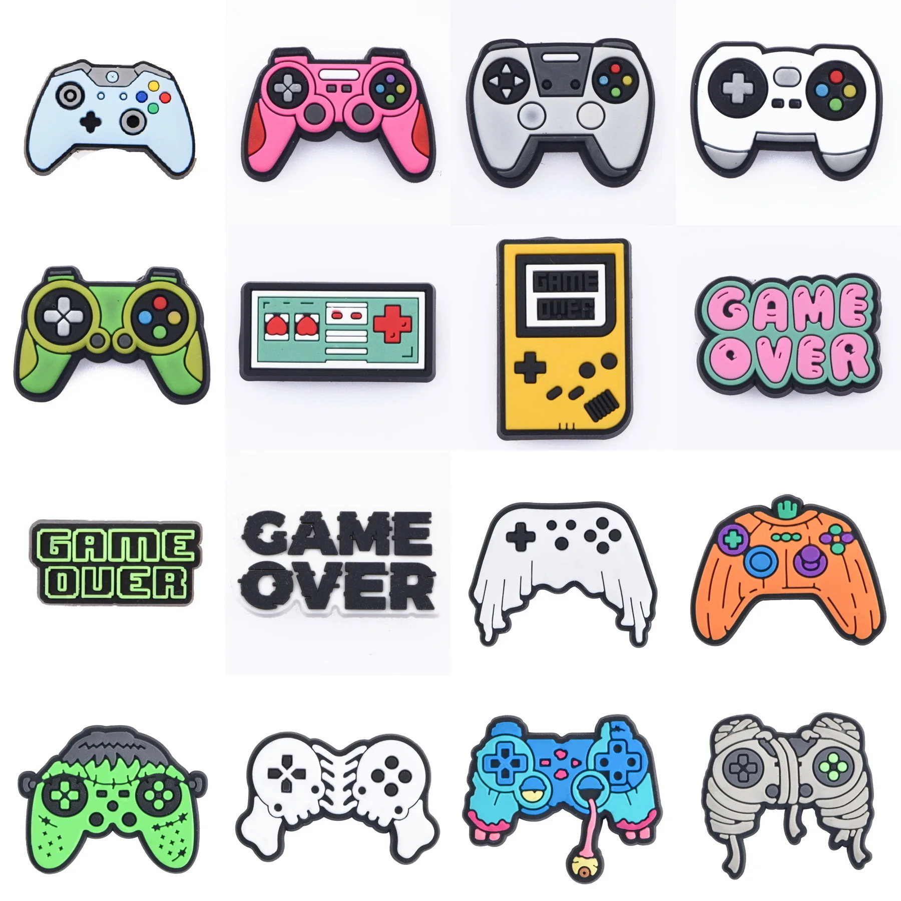 Video Game Shoe Charms Kids Shoe Decoration Charm for Boys Girls Teens Women Wen Sandals Clog Accessories