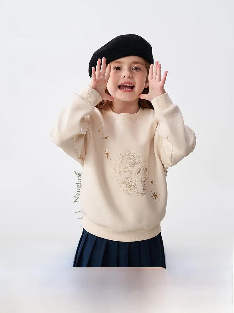 sweat-shirt-a-capuche-pour-enfants-imprime-printanier-manches-longues-en-melange-de-coton-a-la-mode-polyvalent-col-rond-pour-filles