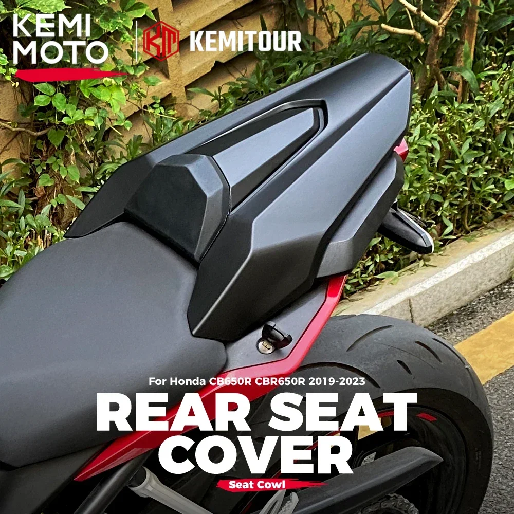 

Rear Seat Cowl Cover For Honda CBR650R CB650R CB CBR 650R 2019 2020 2023 Tail Section Fairing Cowl With Rubber Pad Accessories