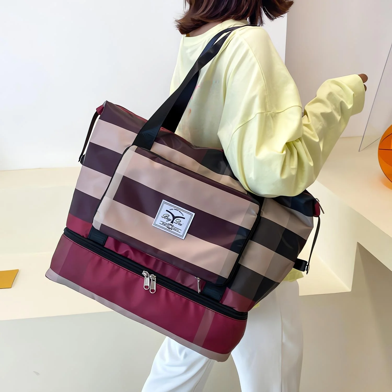 2025-nouveau-sac-de-voyage-pour-femmes-grande-capacite-sac-de-rangement-extensible-leger-approuve-par-les-compagnies-aeriennes-sac-de-sortie-tendance-a-carreaux