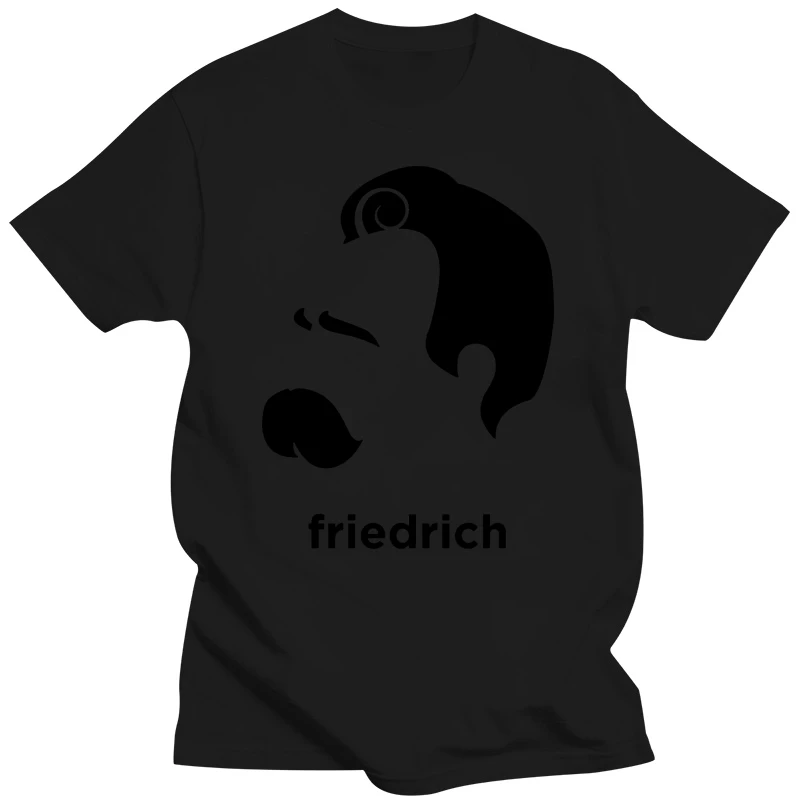 Friedrich Nietzsche T-shirt For Men Plus Size 4XL Group Camiseta