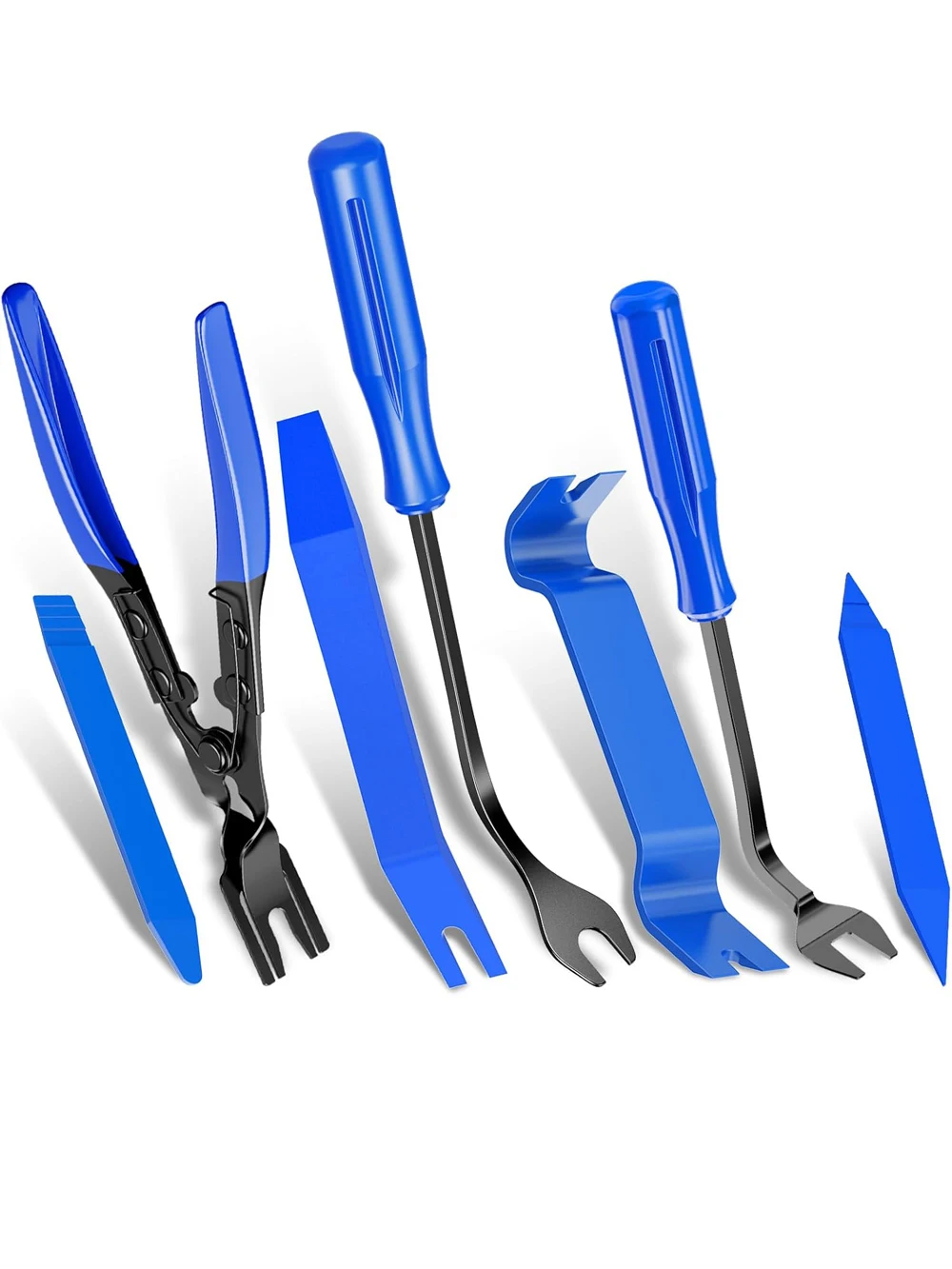 Auto Trim Removal Tool Kit for Car Panel Dashboard Door Clips Upholstery with Plastic Pry Tool Clip Pliers Repair Tools Set