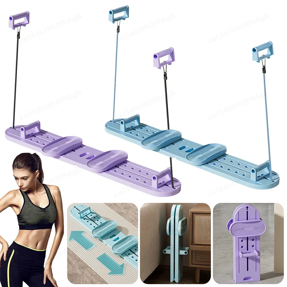 

Pelvic Floor Muscle Training Ski Machine Indoor Ski Training Equipment Non-Slip Hip Leg Exercise Tool Foldable for Home Gym