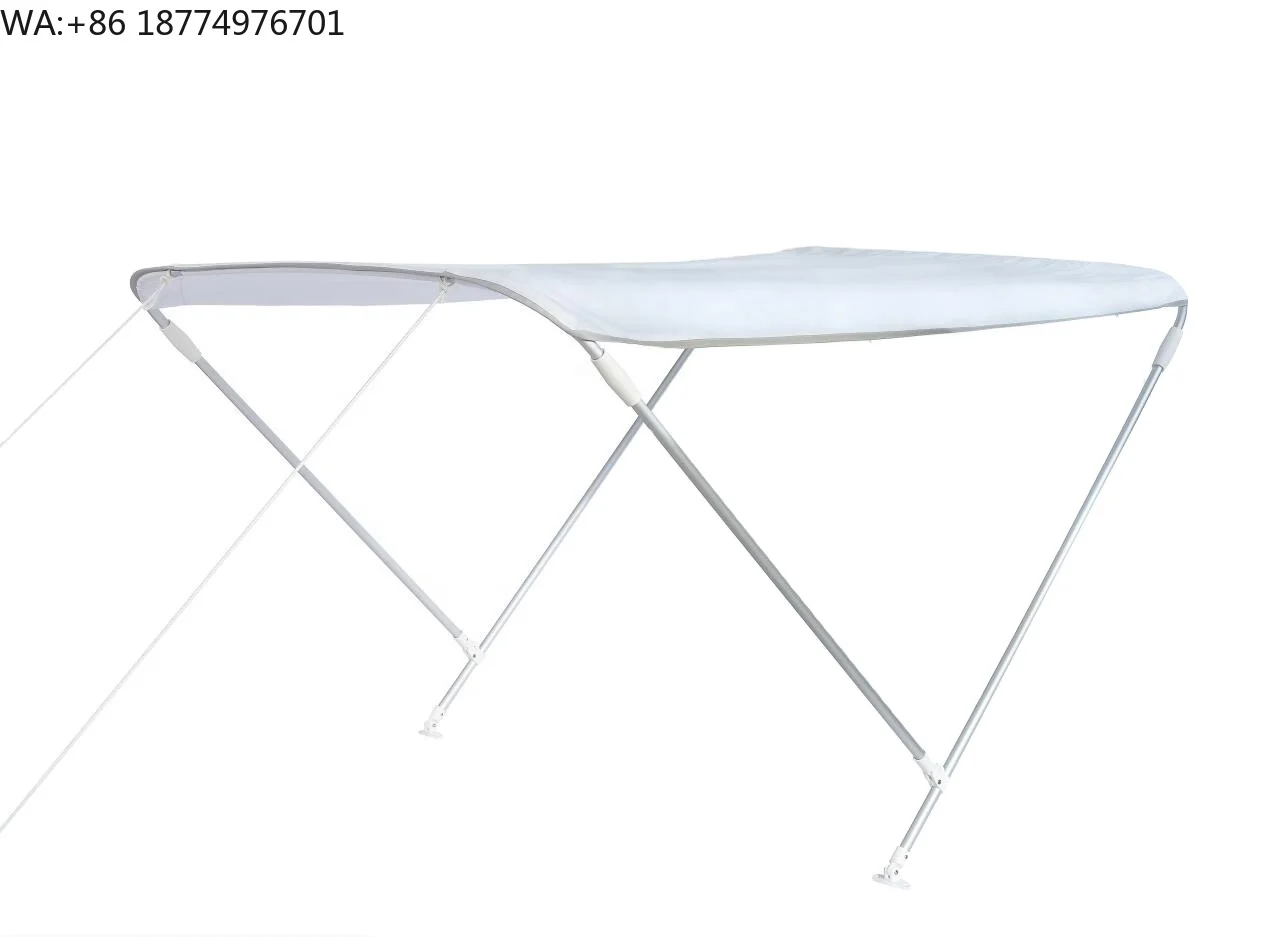 UV Protection 2 Arms Aluminium Boat Awning for Boats