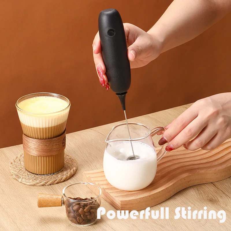 Mini Handheld Milk Frother, Cappuccino Maker, Coffee Foamer, Batedor de ovos, Agitador de chocolate, Liquidificador portátil, Kitchen Whisk Tool