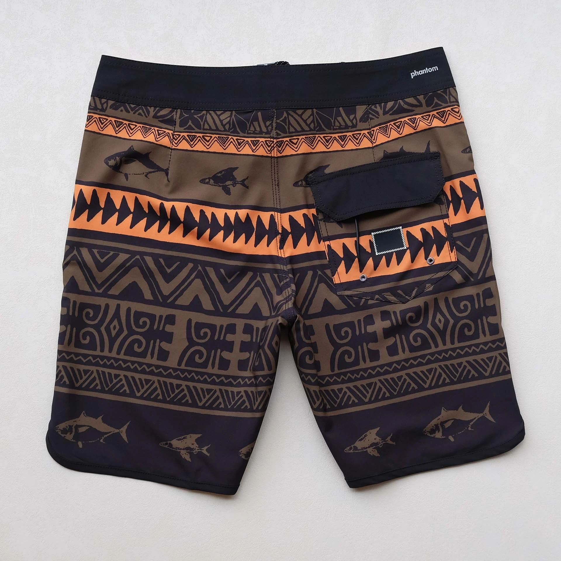 Groothandel 4-weg stretch sneldrogende boardshorts Spandex / polyester zwembroek Strandshorts Casual herenbroeken Ald