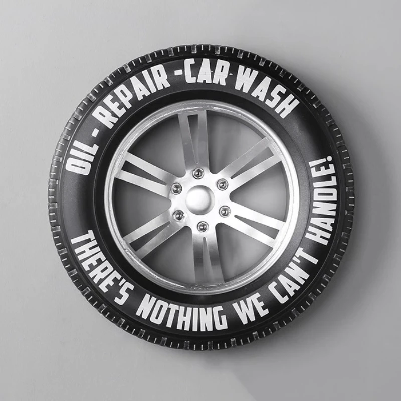 

Винтажное украшение на стену с шинами, настенное подвесное железное искусство, креативное украшение для бара, промышленный ретро-домашний декор