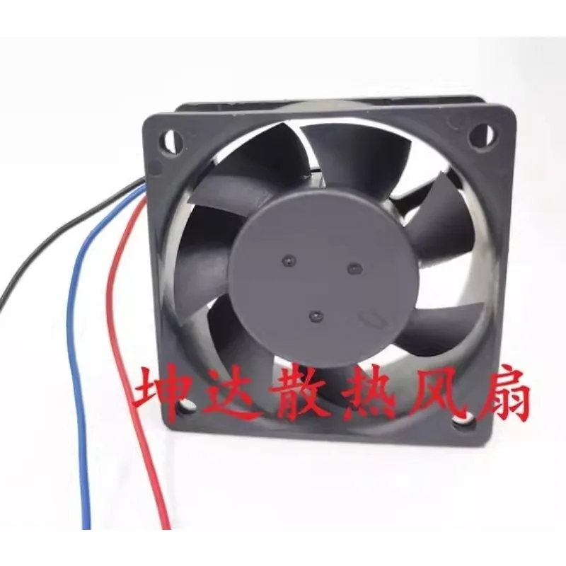 New Fan for Delta 6025 AFB0648HH 48V 0.10A Double Ball 3 Wire Alarm Function Fan 60 × 60 × 25mm
