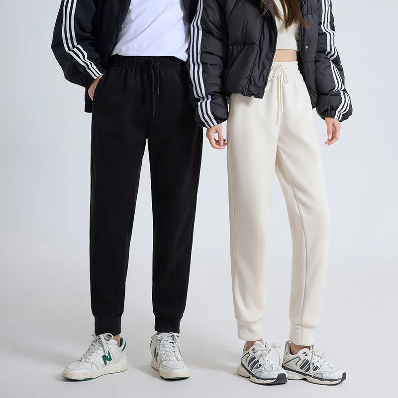 ex Herbst-Winter-Freizeithose mit FCE-Futter und Bündchen, warm, bequem, lockere Passform, Harlan Sle-Hose für Männer und Frauen