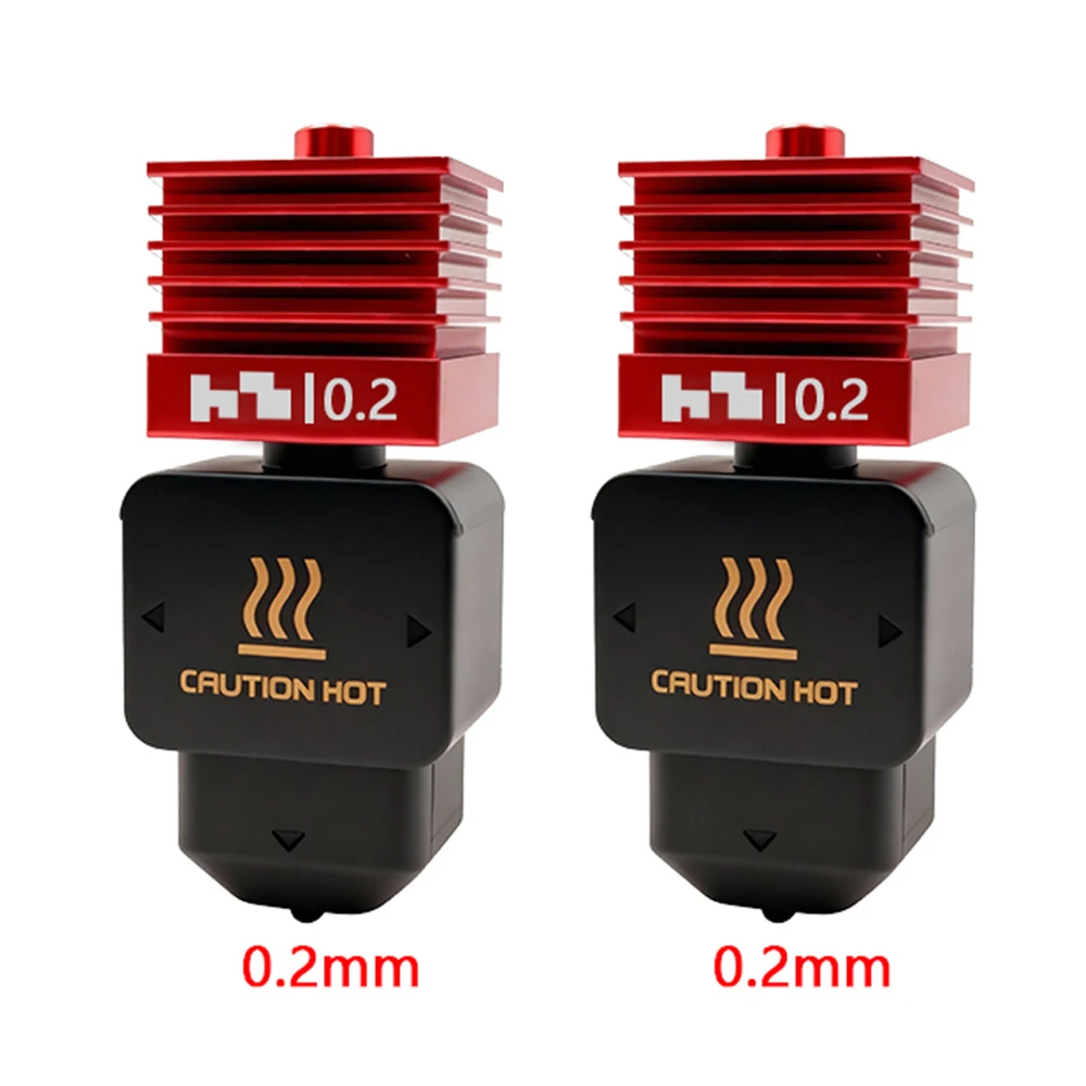 H2D H2S Hotend Hoge Kwaliteit Voor Bambu Lab P2S H2D H2S H2C Nozzle 0.2/0.4/0.6/0.8mm Hotend Kit gehard stalen Mondstuk A1/A1mini