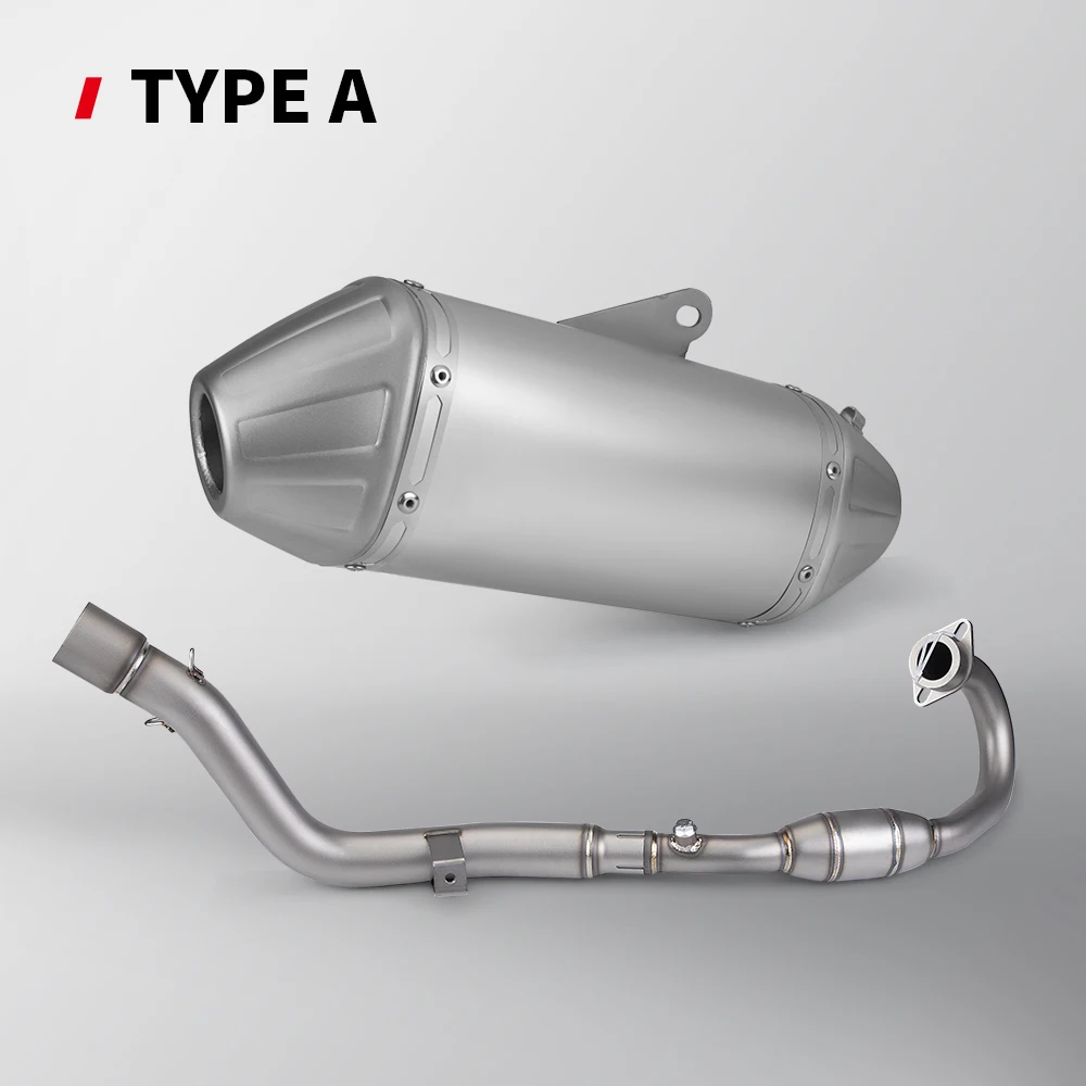 

Motorcycle exhaust Full System Off-road Exhausts Kit Headers Front Line Pipe muffler For Honda CRF300L CRF300 Rally 2021-2024