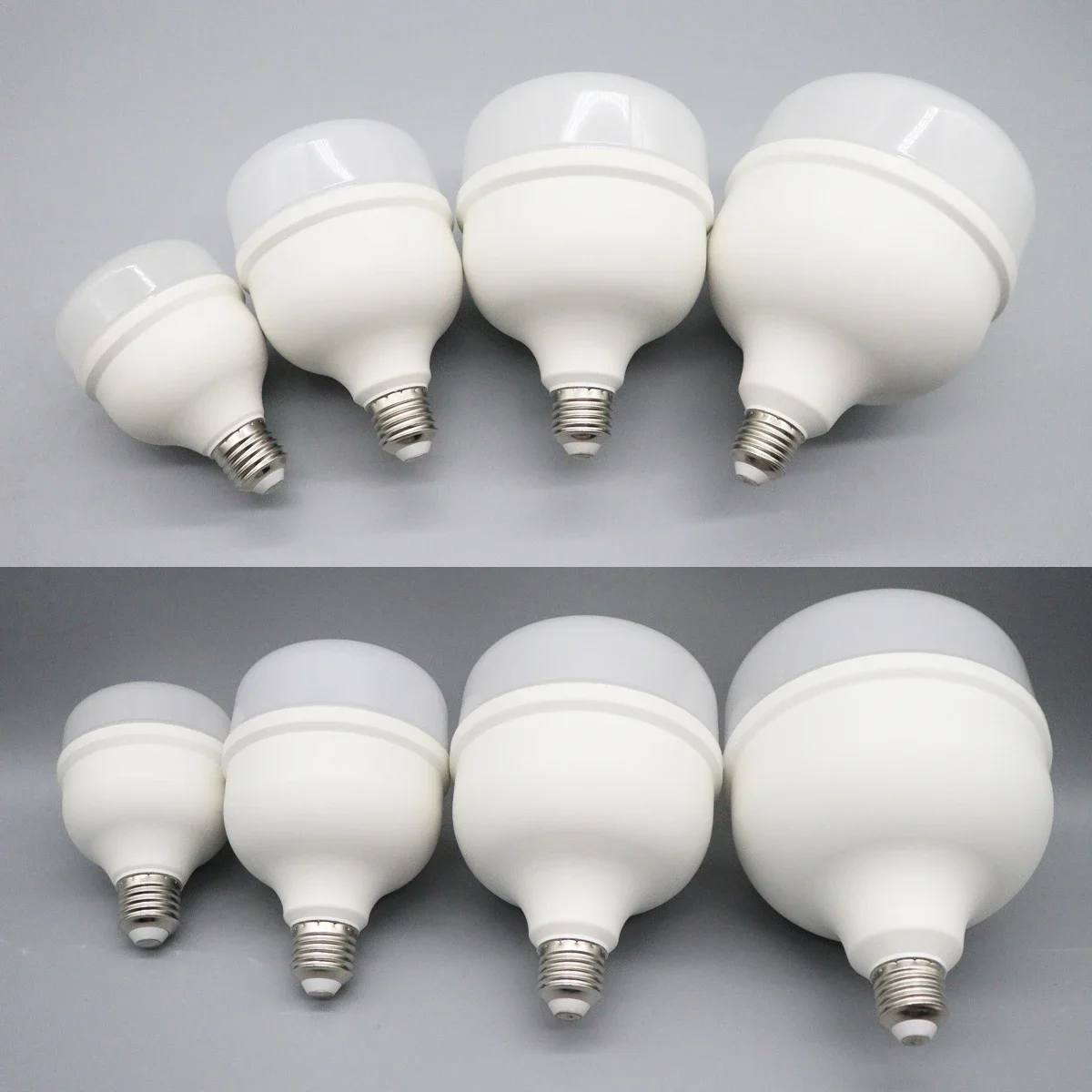 Bombilla LED E27 de 4 piezas, lámpara de alto Lumen, CA 110V, 220V, 20W, 30W, 40W, 50W, iluminación para el hogar