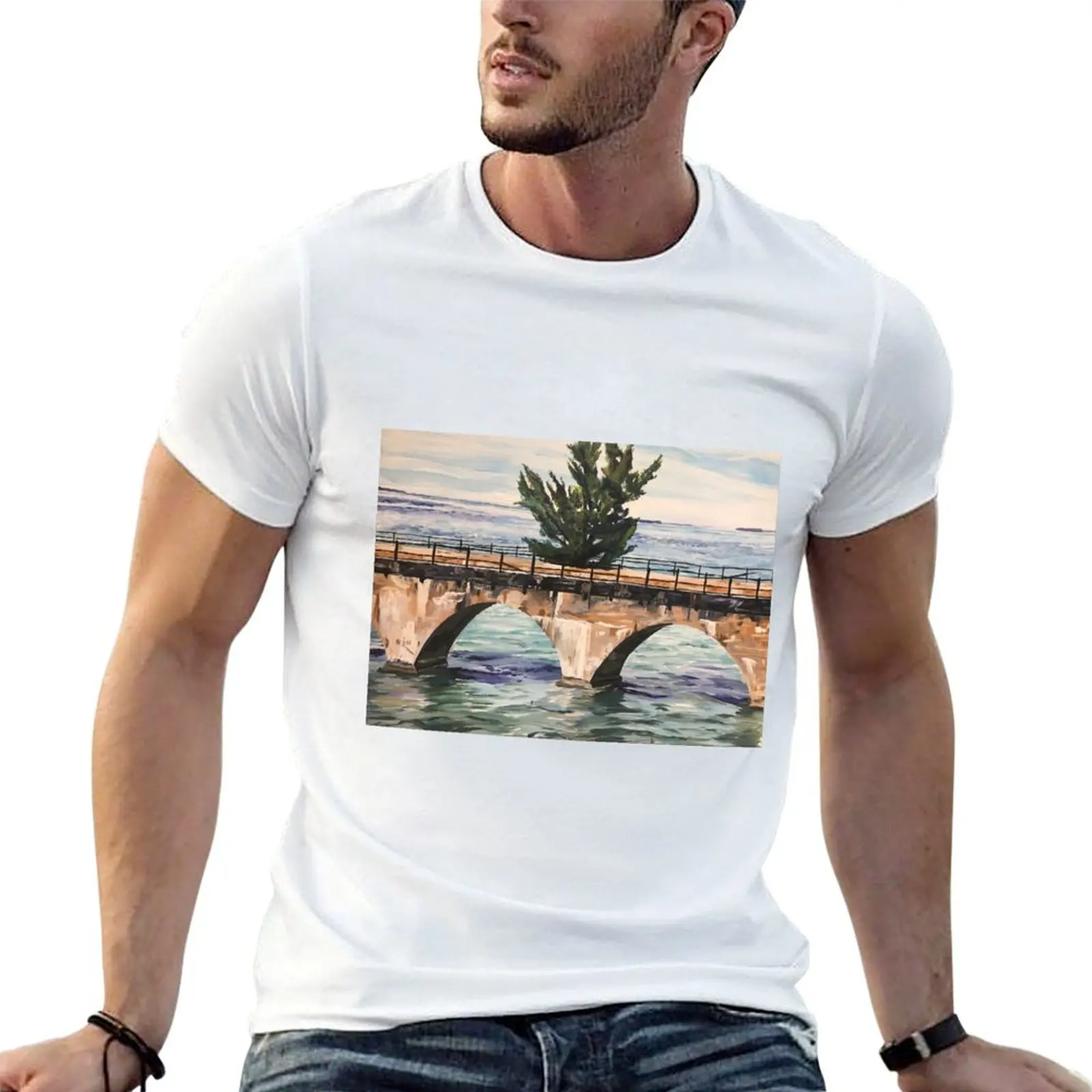 Fred the Tree T-Shirt Fashion Pattern Printed Tee Shirt