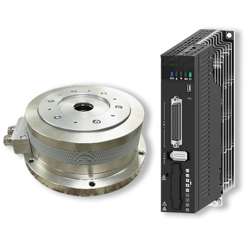 High  Direct Drive Servo Motor DD Motor Kit with Driver High Torque Low Speed Universal Motor Large Hollow Shaft