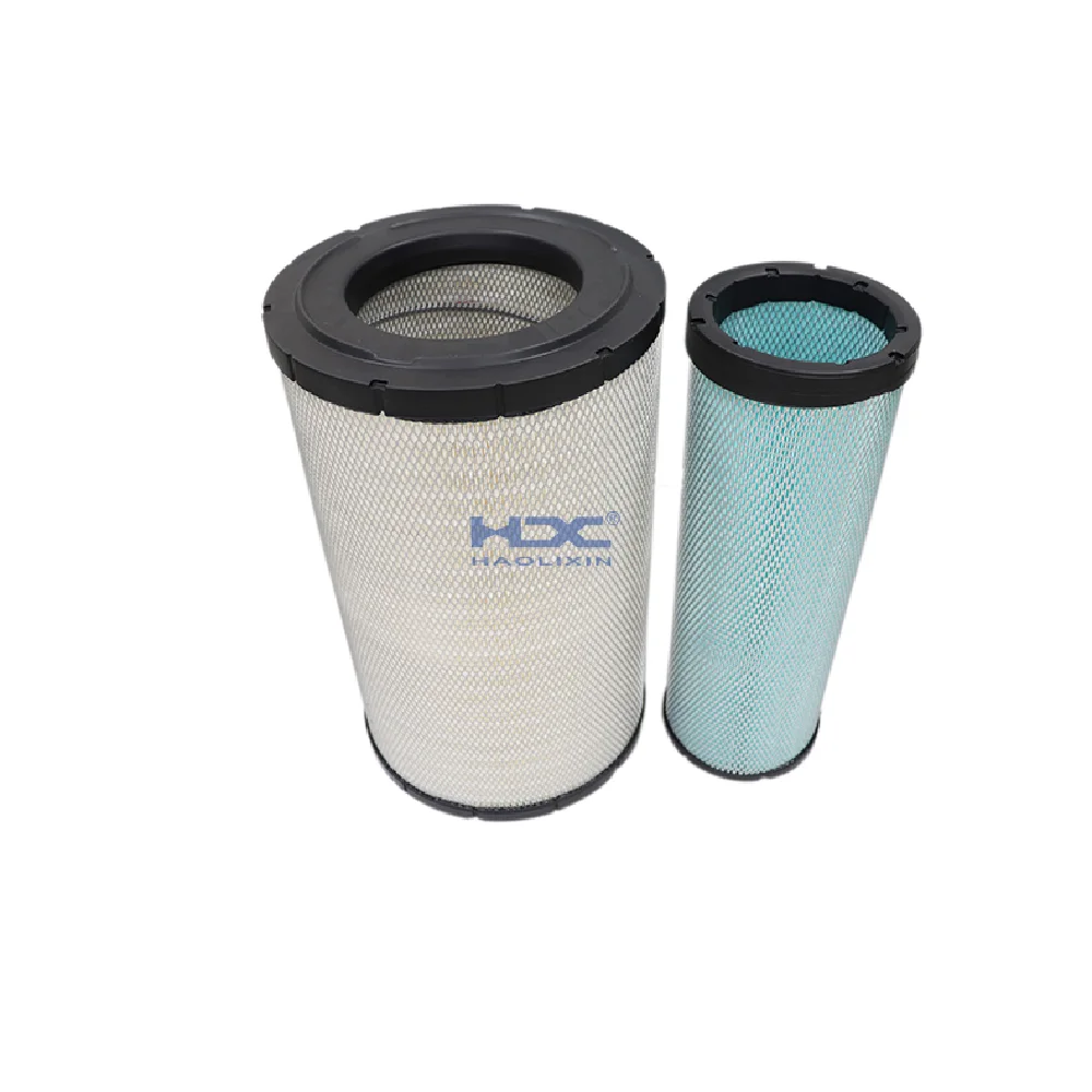 Excavator air filter 11033996 11033997 AF25454 P777868 P537876 A-8579 A-8579M  P777869 A-8580  600-185-6100  142-1340