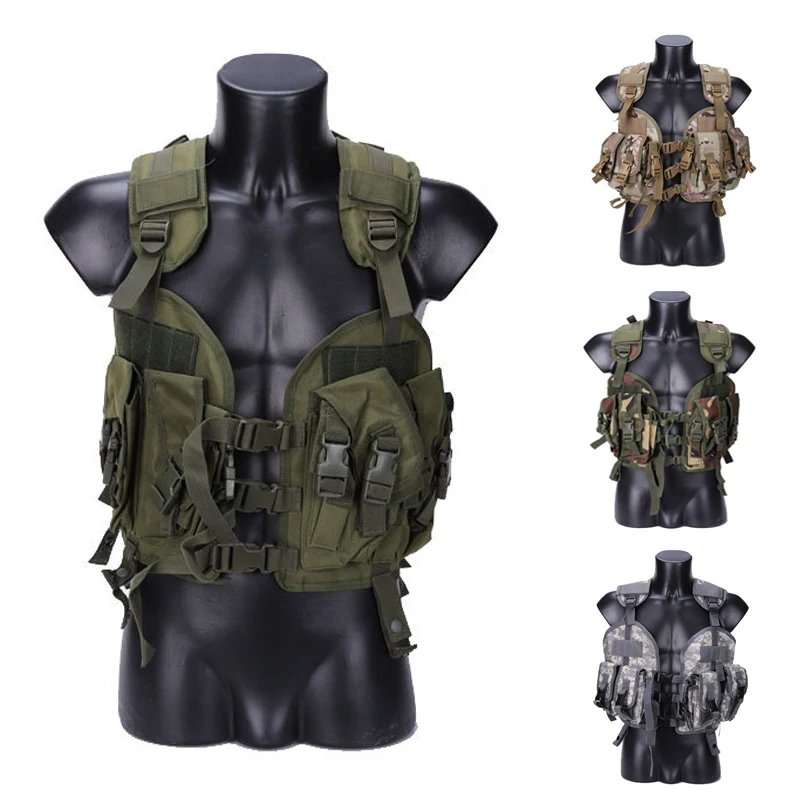 

Seal Vest Camouflage Hunting War Game Airsoft Outdoor Sport Vest With Water Bag