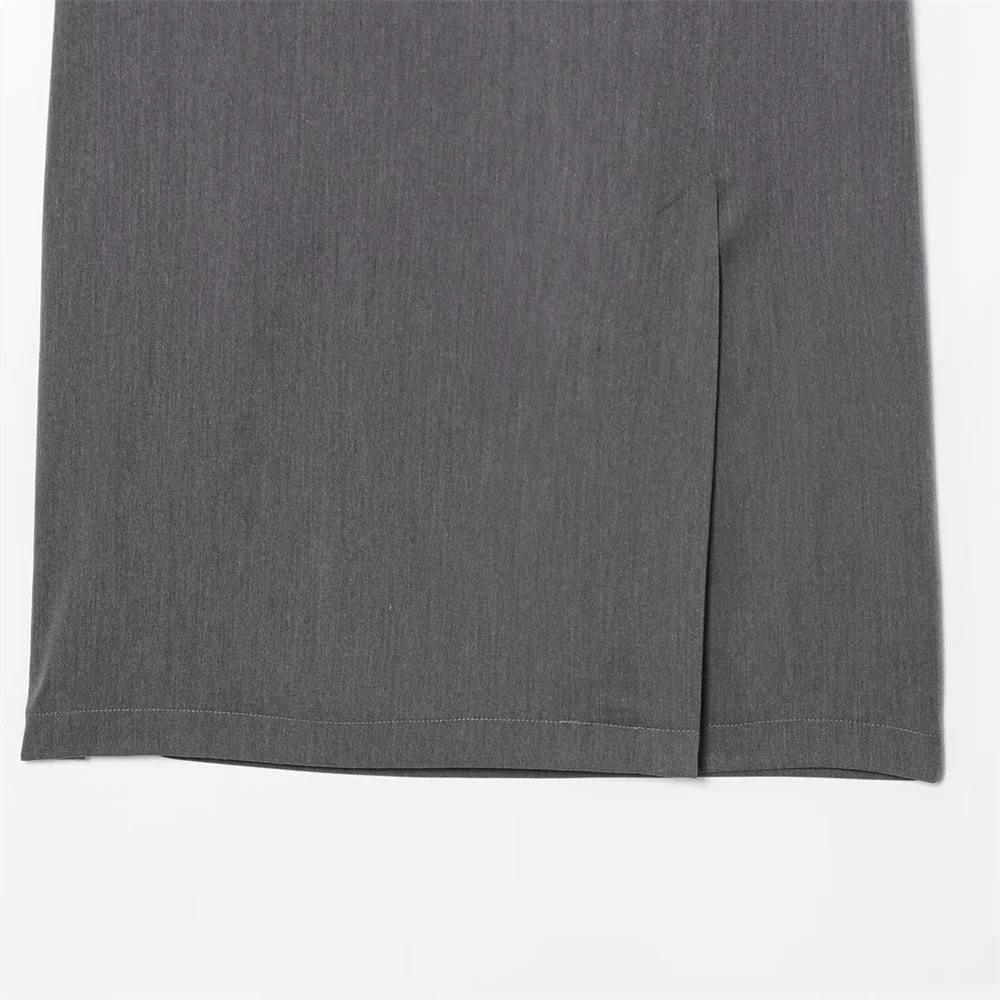 Autunno e inverno nuova moda femminile temperamento gonna a tubo dritto a vita alta con gonna a vita alta con fiocco in cintura