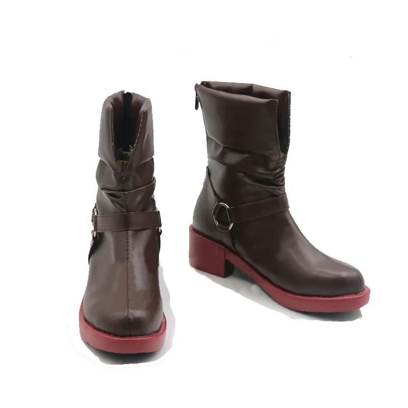 Nieuwe Alchemist Edward Elric Maes Hughes Laarzen Cosplay Anime Mode Maes Hughes Schoenen Op maat gemaakt