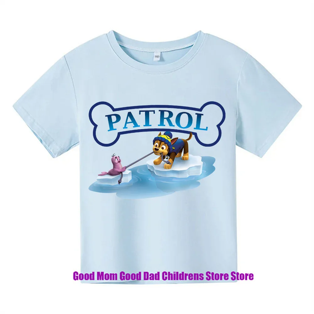 PAW Patrol Summer Childrens Wear Boys' And Girls't-shirts Single Cartoon Printed Children's Sportswear Jackets baby Clothes