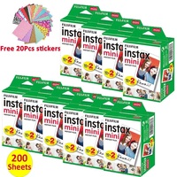 10-200 Sheets Fuji Fujifilm Instax Mini 12 Film White Edge Photo Paper Camera With Print For Instant Mini 11 9 8 12 25 50sCamera