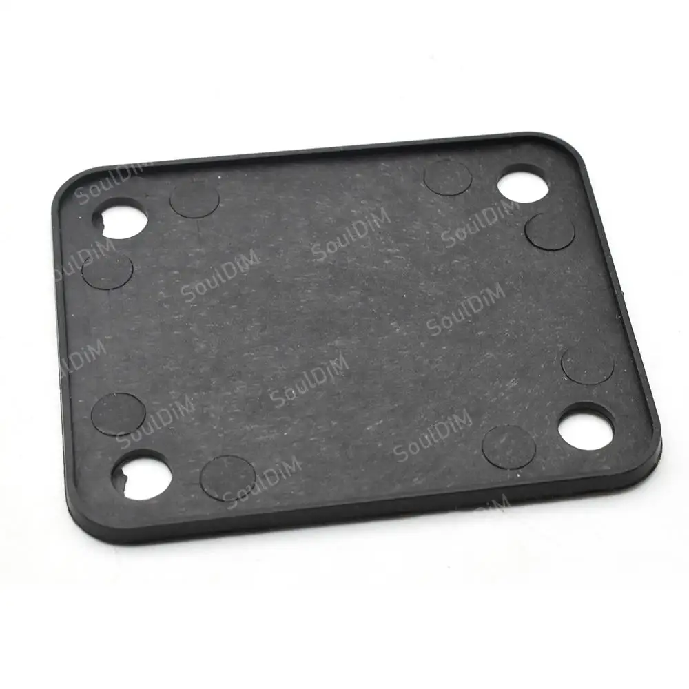 24pcs ABS Electric Guitar Neck Plate Cover Neck Plate Fix TL Electric  Guitar Neck Joint Board Holder Black 