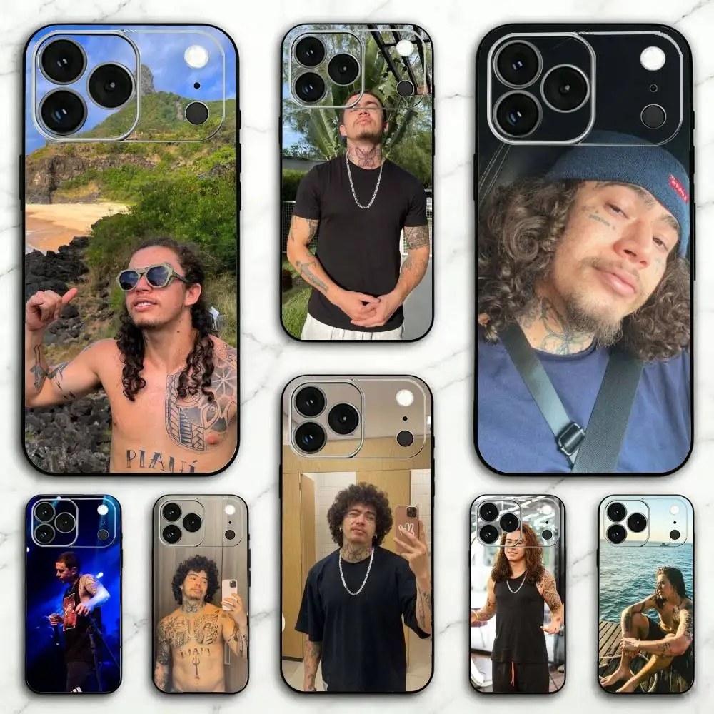Whindersson Nunes Phone Case For iPhone 17,16,15,14,13,12,11 Plus,Pro Max,XS,Soft Silicone Black Cover
