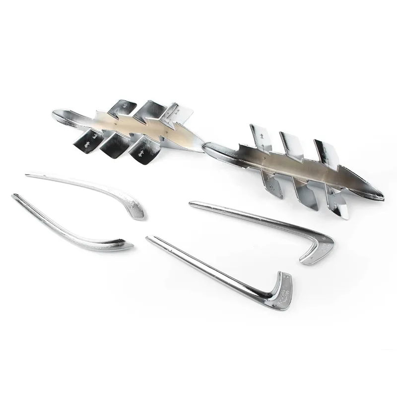 

Precision 1Pair Motorcycle Fairing Premier Shark Gills Set Chrome ABS For Honda Goldwing GL1800 2001-2011