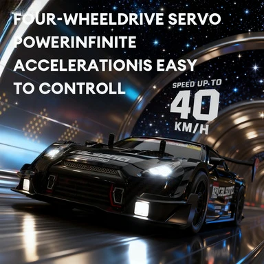 40KM/H سيارة التحكم عن بعد قابلة للشحن سباق الانجراف الكهربائية الكتابة على الجدران RC سيارات عيد ميلاد لعب للأولاد