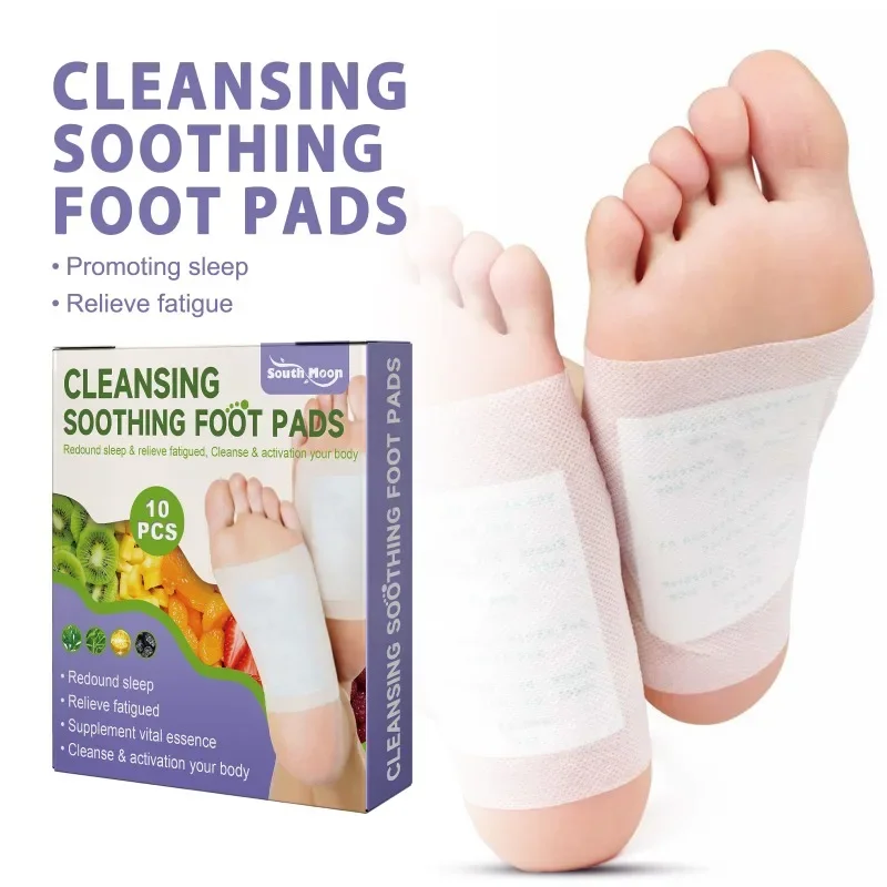 Deep Cleansing Foot Patch Help Sleep Relieve Fatigue Stress Relax Body Improve Insomnia Detox Feet Massage Care Adhersive Pad