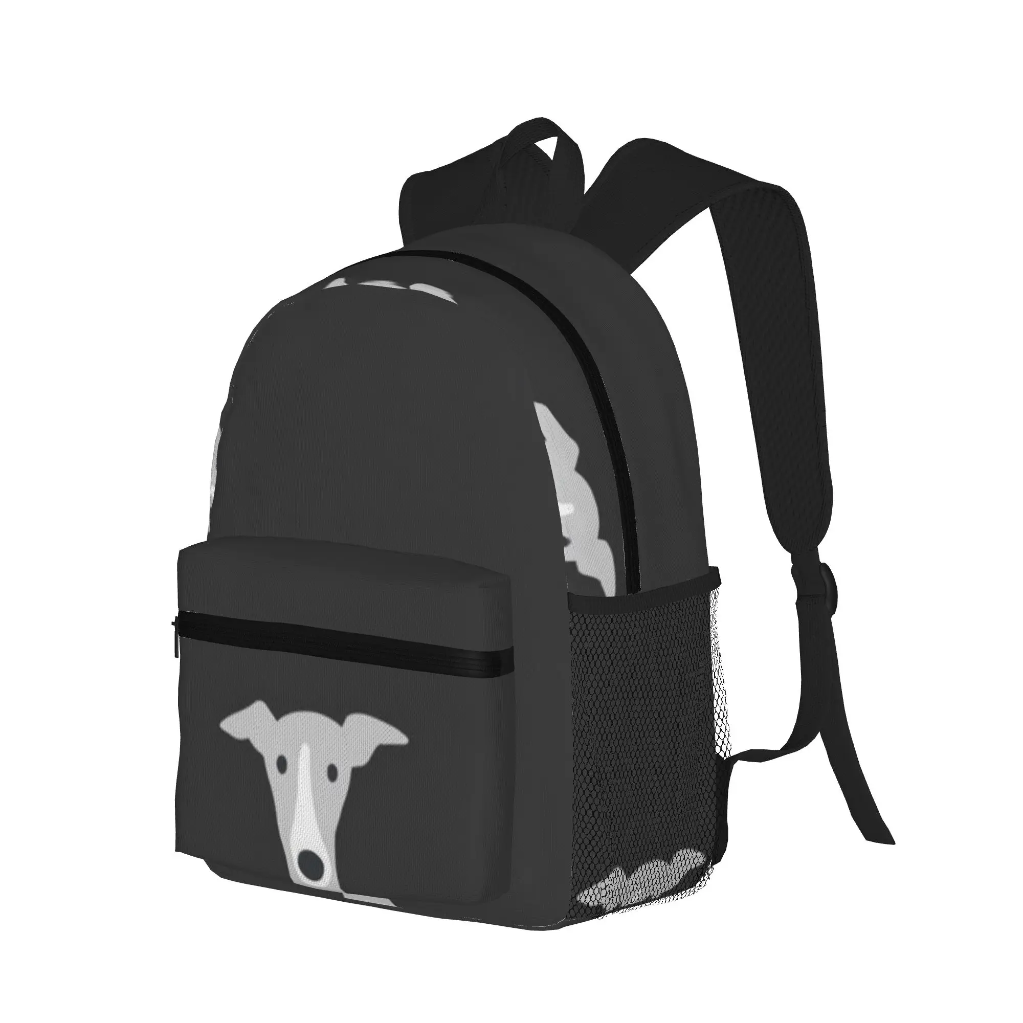 Greyhound   Italian Greyhound   Cute Whippet Dog  Casual Backpack for Students and Adults Bag