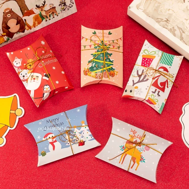 20/40/60/80pcs Candy Boxes Paper,Christmas Gift Packages,Candy Bags,Wedding Gifts,Birthday Party Decorations,New Year