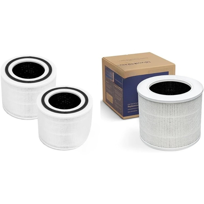 Core 300 & Core Mini Replacement Filters, 3-In-1 with Activated Carbon, 2 & 1 Pack,FAST SHIPPING